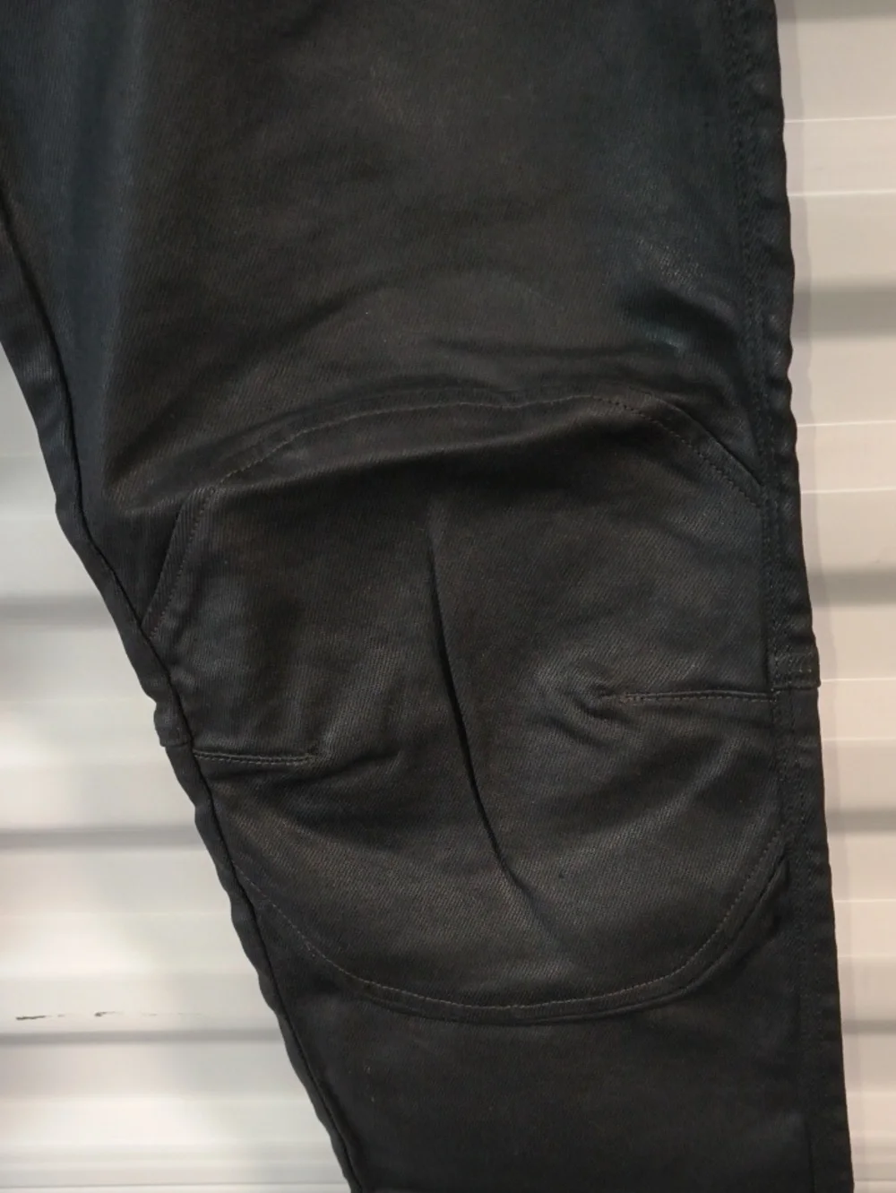 G-Star RAW 5620 3D Zip Knee Skinny Jeans Black Waxed Finish 33 x 32